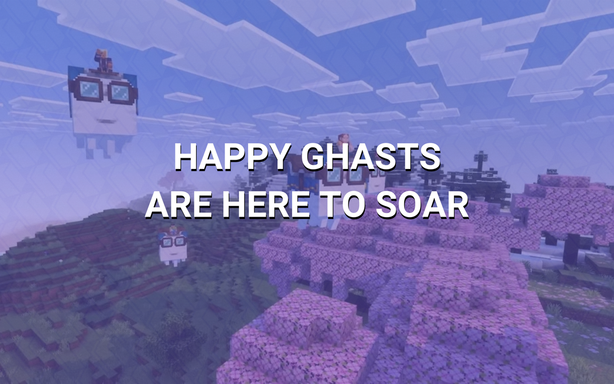 Happy Ghasts Take Flight in Minecraft's Summer Update