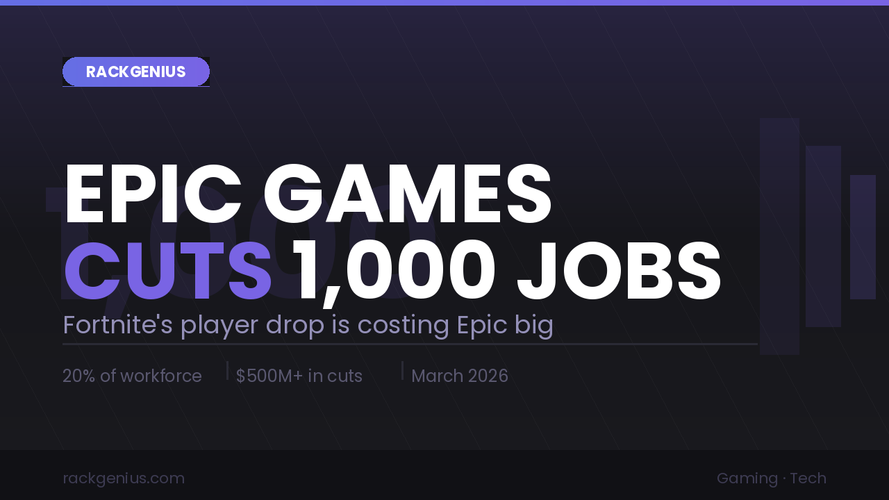 Epic Games Just Laid Off 1,000 People, And Fortnite Is Why