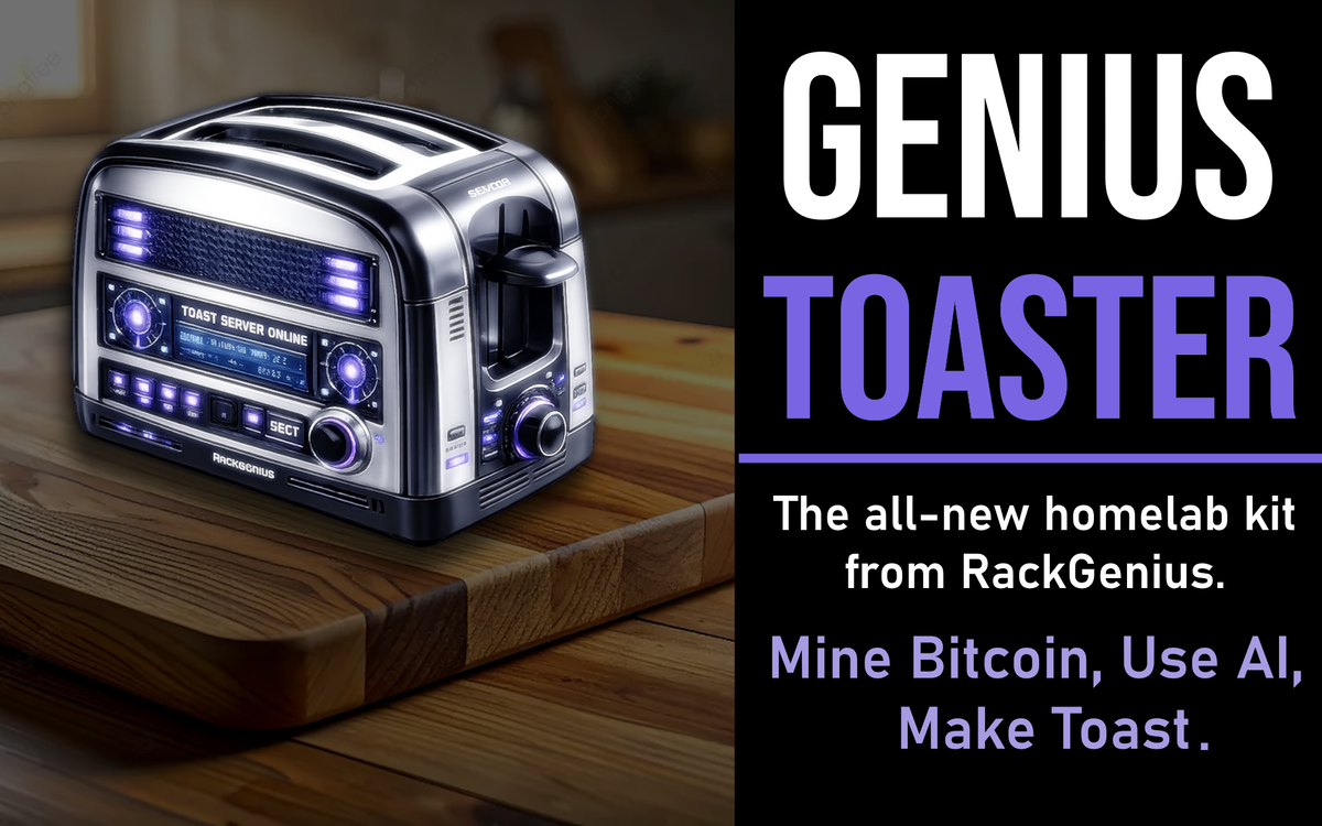 Meet the RackGenius GeniusToaster: Our Most Powerful “Server” Yet